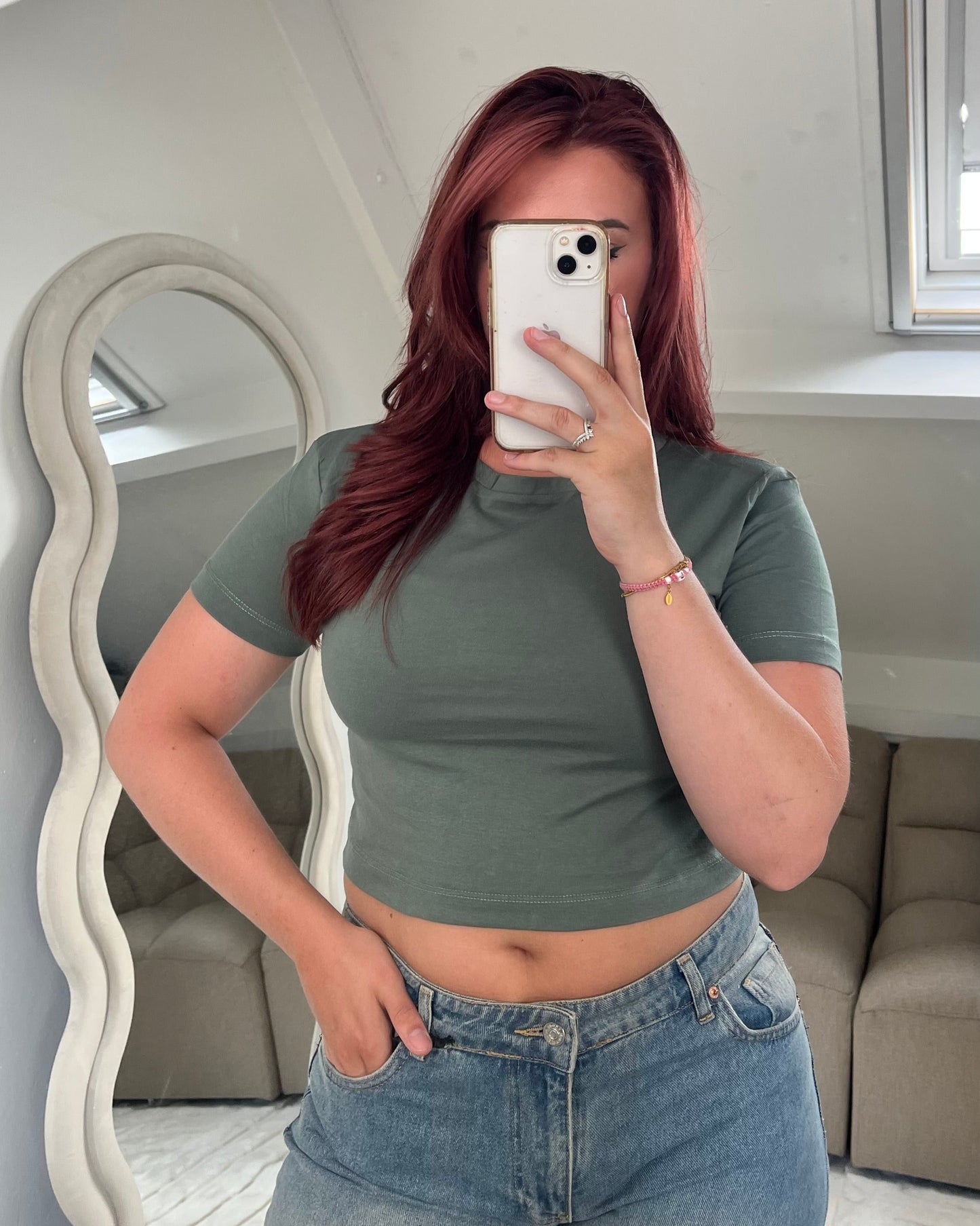 CROPPED TOP (GROEN)